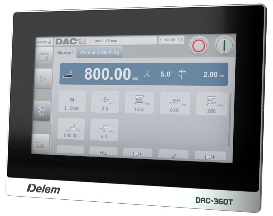 Commande numérique DELEM DAC-360T pour cisaille guillotine